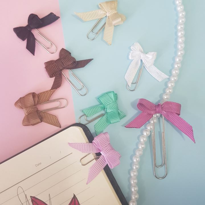 ribbon bow paper clip