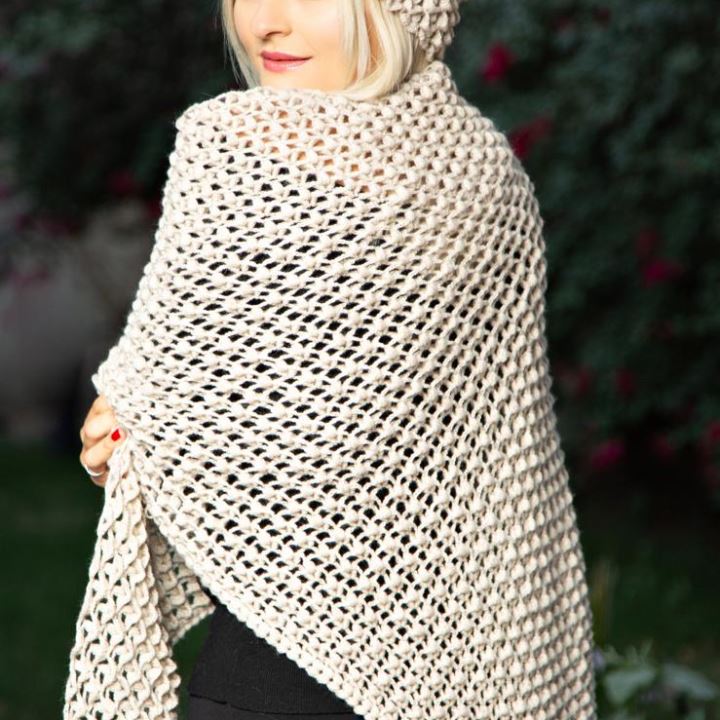 Wool shawl 
